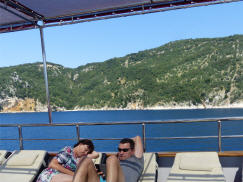 Ausspannen auf dem Sonnendeck