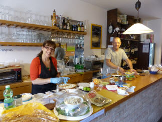 In der Weinschenke l'Enoteca di Arqu&agrave;